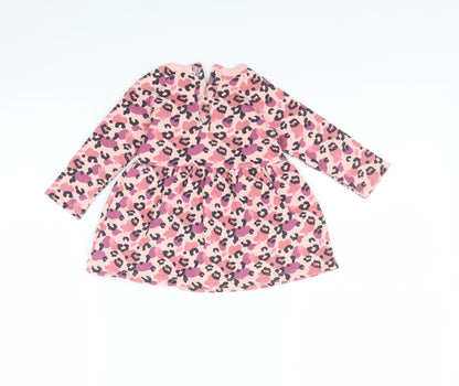 F&F Baby Pink Animal Print  Fit & Flare  Size 3-6 Months