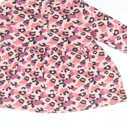 F&F Baby Pink Animal Print  Fit & Flare  Size 3-6 Months