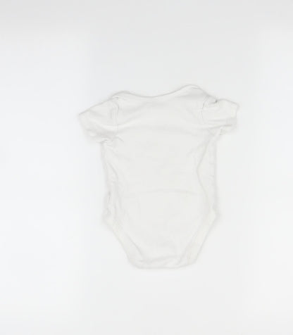George Baby White   Babygrow One-Piece Size 9-12 Months  - Minnie Mouse