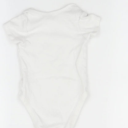 George Baby White   Babygrow One-Piece Size 9-12 Months  - Minnie Mouse