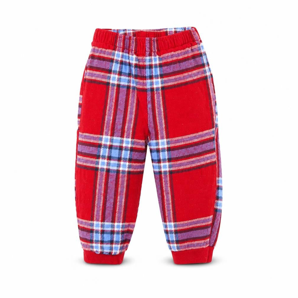 George Baby Multicoloured Check   Pyjama Pants Size 9-12 Months