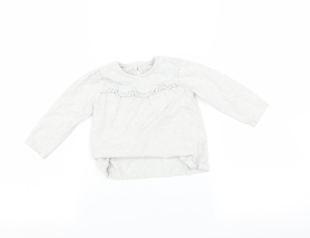 George Baby Grey   Basic T-Shirt Size 9-12 Months