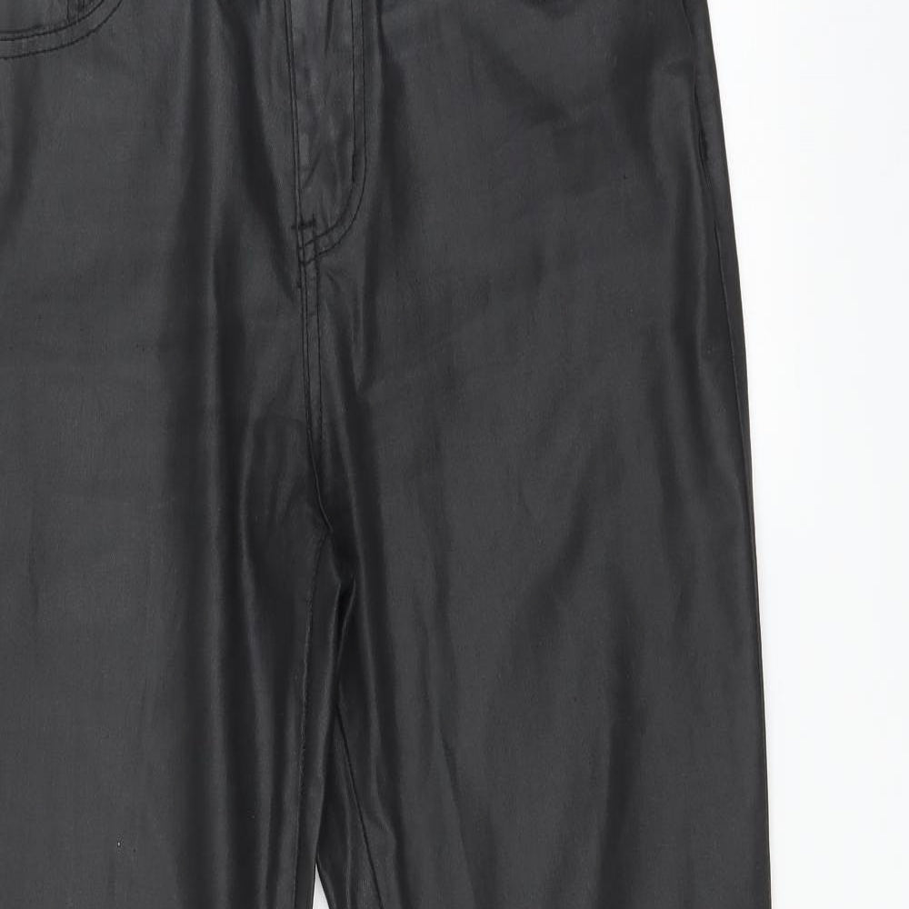 24/7 Womens Black   Mom Jeans Size 12 L30 in