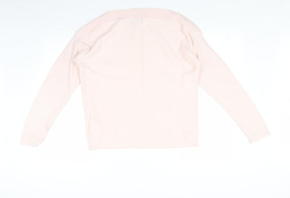 Womens UK Size L RESERVED Pink Pullover Jumper