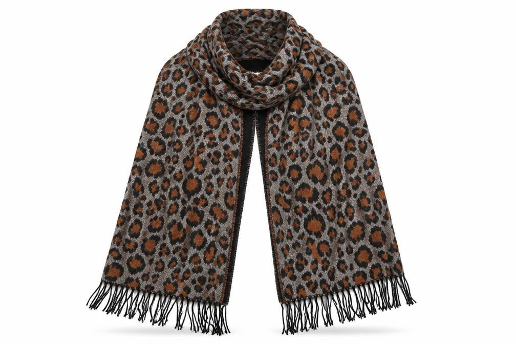 Tu Womens Multicoloured Animal Print   Shawl/Wrap