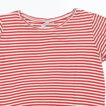 Womens UK Size L H&M Red Basic T-Shirt