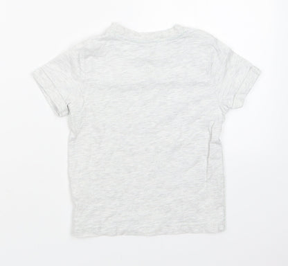 F&F Boys Grey   Basic T-Shirt Size 2-3 Years