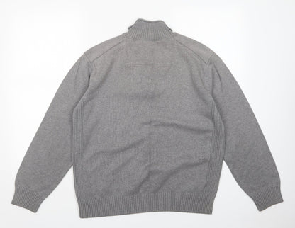 Mens UK Size L NEXT Grey Pullover Sweatshirt
