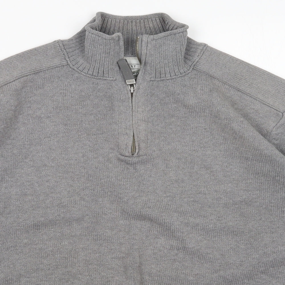 Mens UK Size L NEXT Grey Pullover Sweatshirt