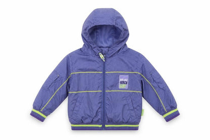coccodrillo Boys Purple Check  Jacket  Size 18 Months