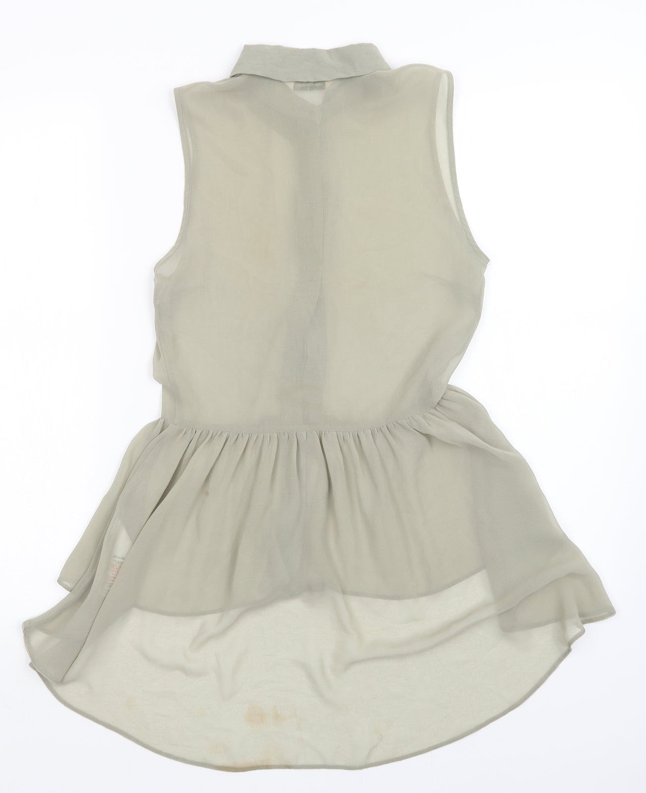 Miss Selfridge Womens Green   Basic Blouse Size 6