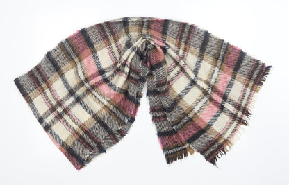 Preworn Womens Multicoloured Plaid   Shawl/Wrap