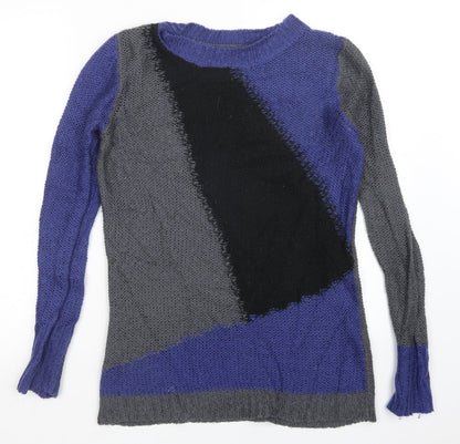 Influence Womens Multicoloured   Pullover Jumper Size 10