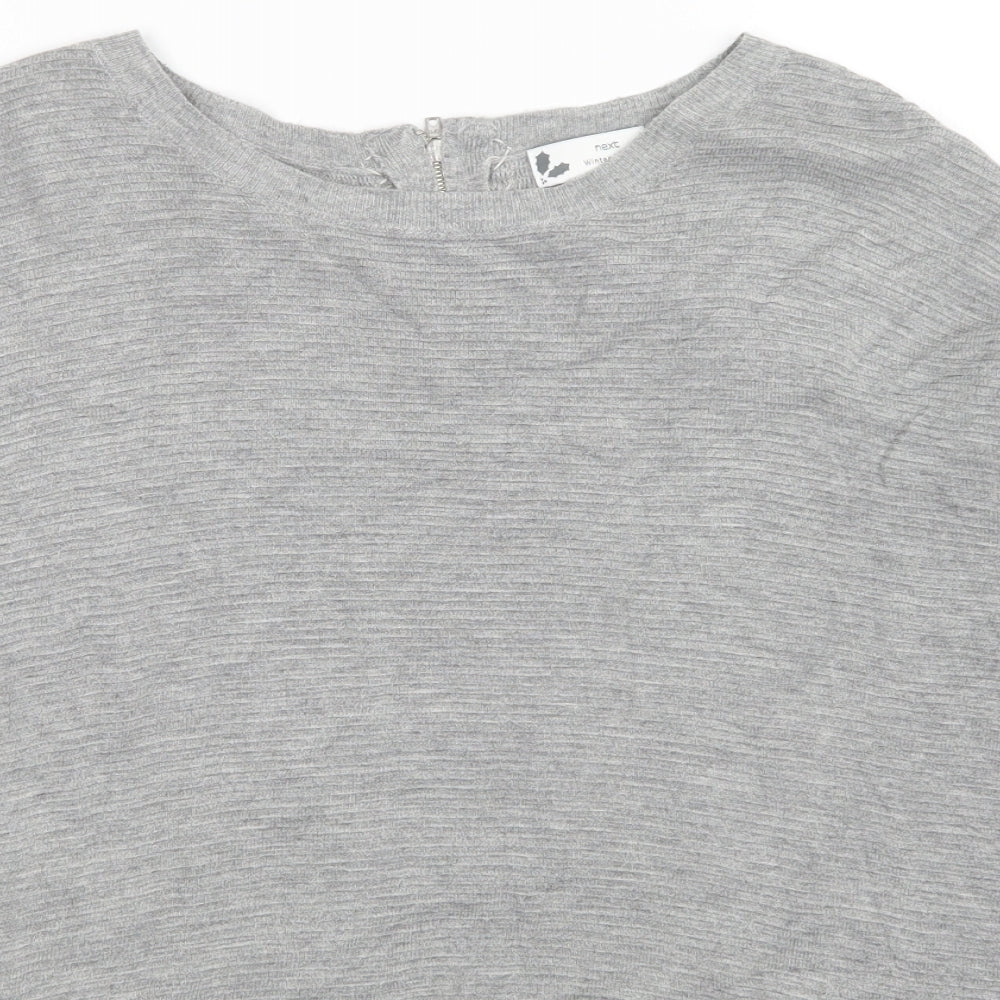Womens UK Size 12 NEXT Grey Pullover Jumper