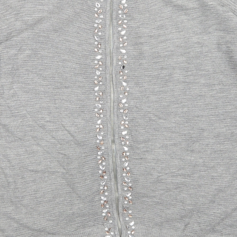 Womens UK Size 12 NEXT Grey Pullover Jumper