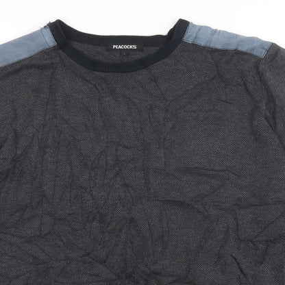 Peackos Womens Grey   Pullover Jumper Size L