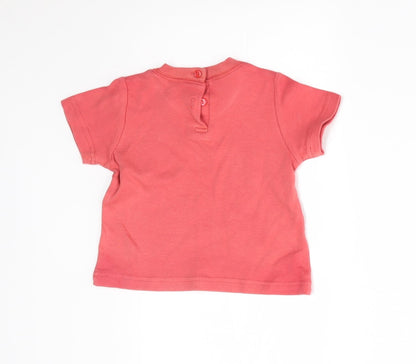 George Baby Red   Basic T-Shirt Size 3-6 Months