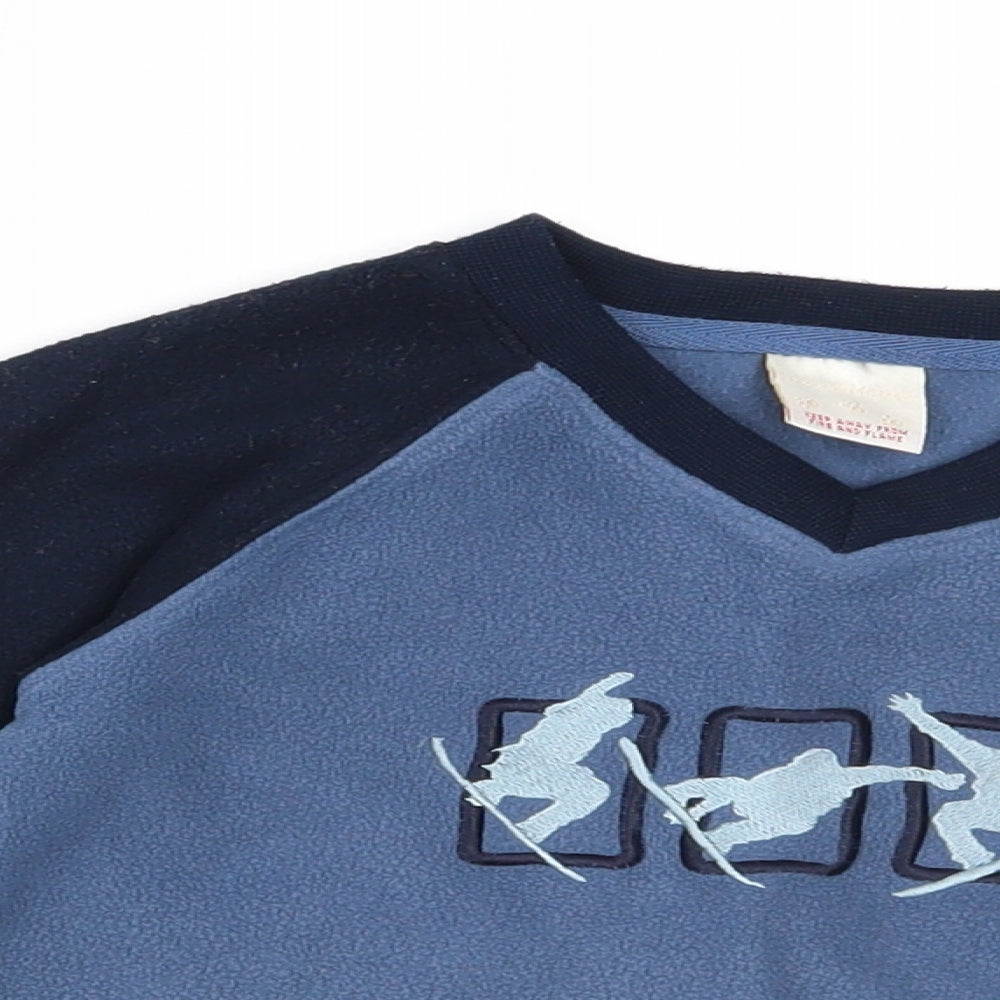 morris mouse Baby Blue   Pullover Jumper Size 12-18 Months