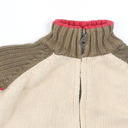 Early days Baby Beige   Full Zip Jumper Size 6-9 Months