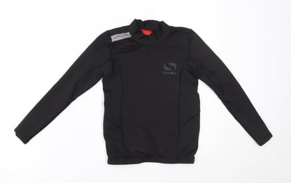 sandico Boys Black   Basic T-Shirt Size 7-8 Years