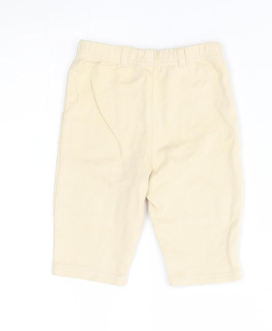 George Baby Beige   Jogger Trousers Size 3-6 Months