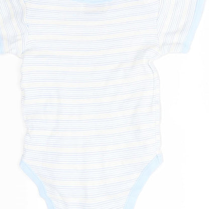 Early days Baby Blue Striped  Babygrow One-Piece Size 6-9 Months