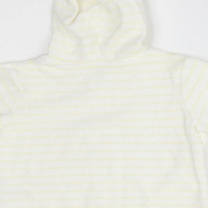 George Baby White Striped  Full Zip Jumper Size 3-6 Months