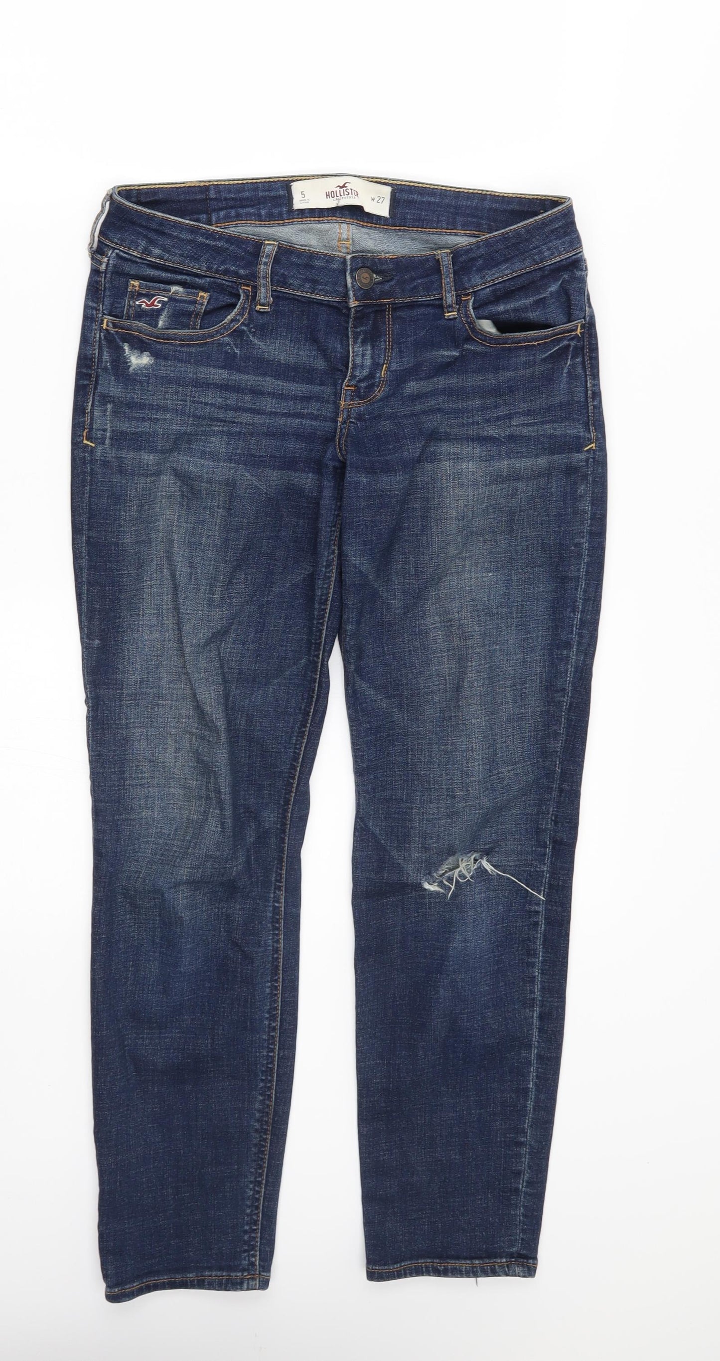 Hollister Womens Blue   Straight Jeans  L27 in