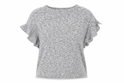 TU Womens Grey   Pullover Jumper Size 10  - frill