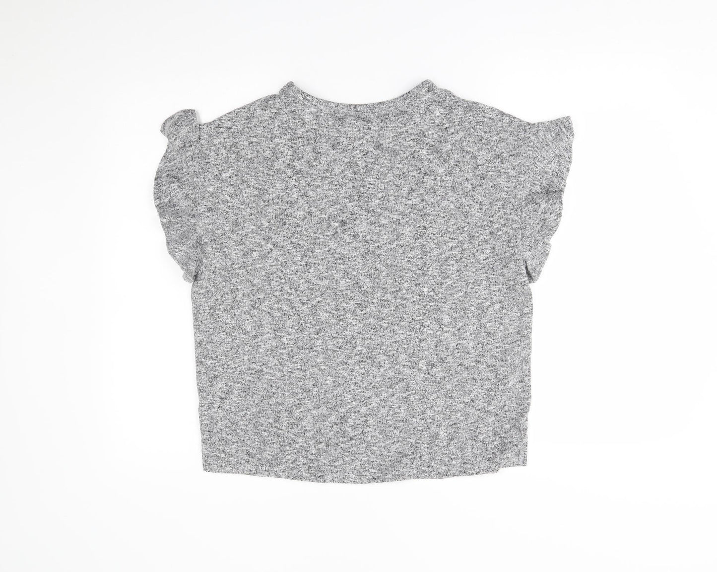 TU Womens Grey   Pullover Jumper Size 10  - frill