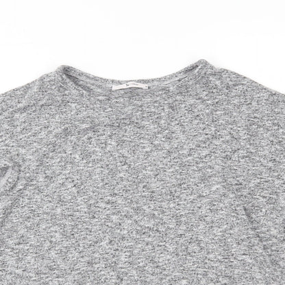 TU Womens Grey   Pullover Jumper Size 10  - frill