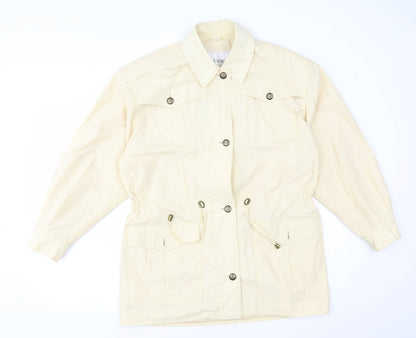 Womens UK Size M Four Seasons Yellow Overcoat
