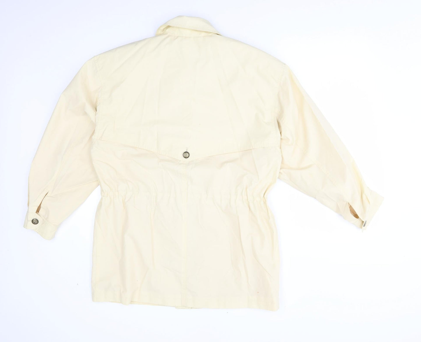 Womens UK Size M Four Seasons Yellow Overcoat