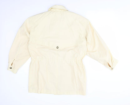 Womens UK Size M Four Seasons Yellow Overcoat