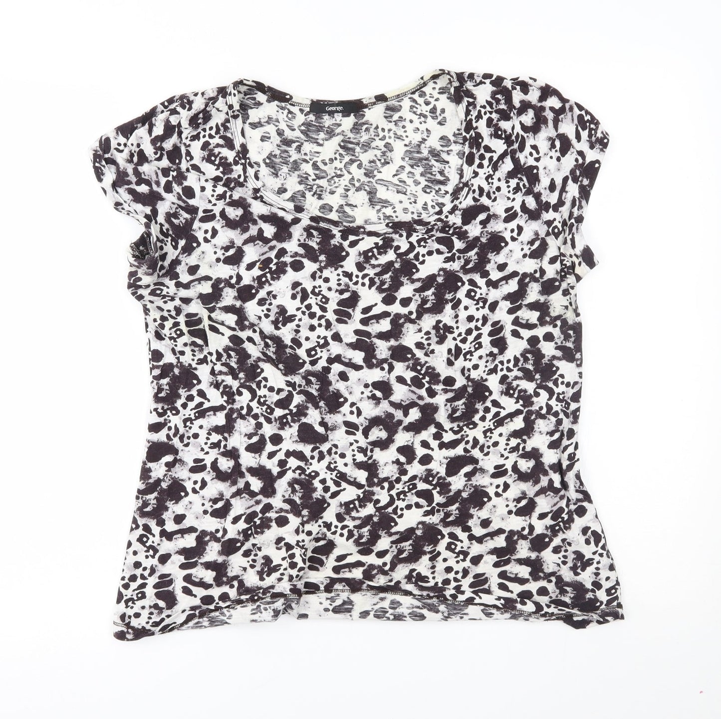 George Womens White   Basic Blouse Size 14