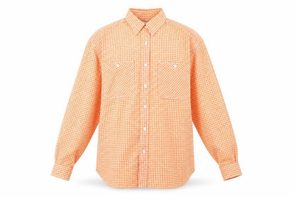 Mens UK Size L New Look Orange  Button-Up Long Sleeve Casual Shirt
