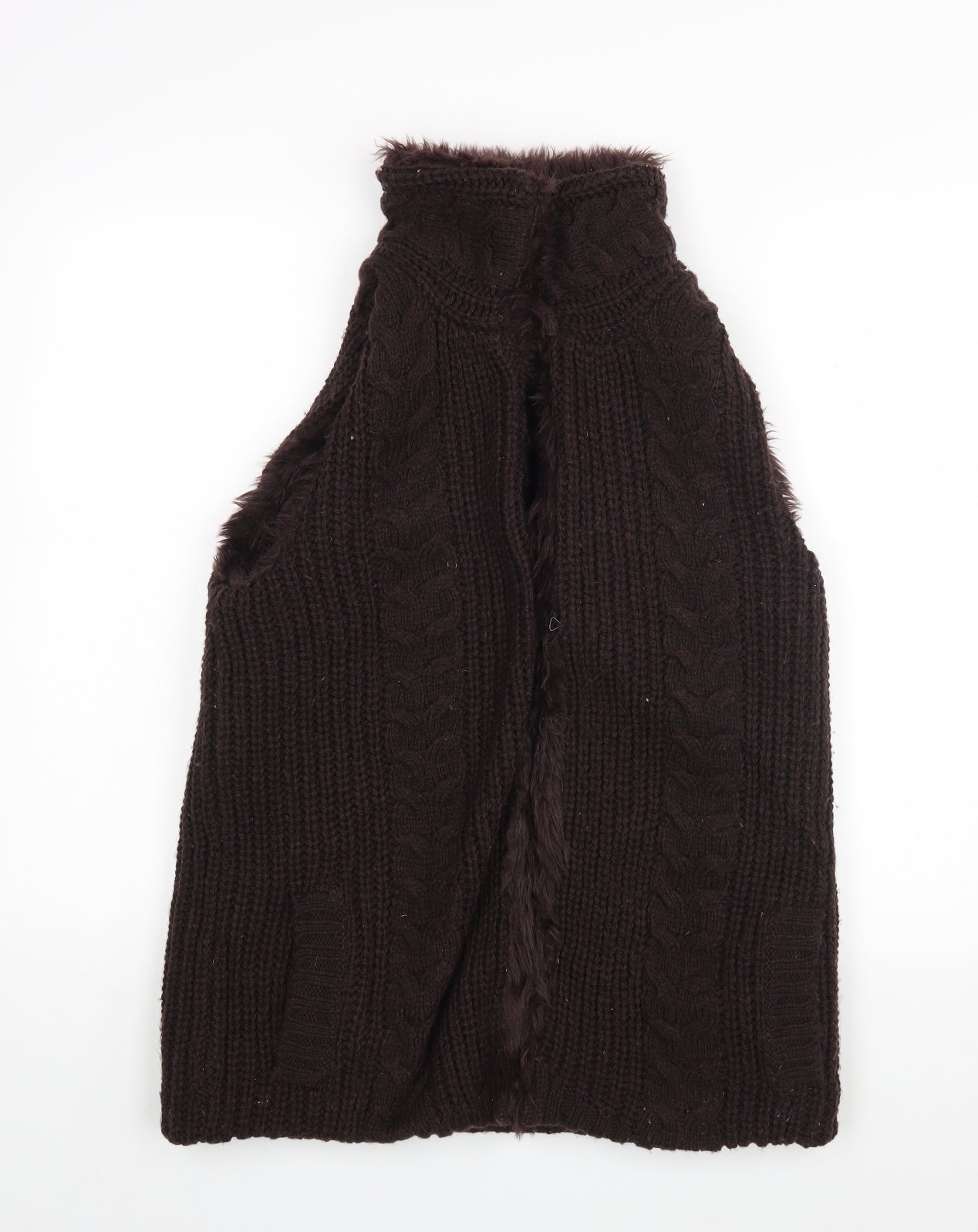 sisters Womens Brown   Gilet Coat Size M