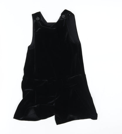 NEXT Girls Black   Dungaree One-Piece Size 3 Years