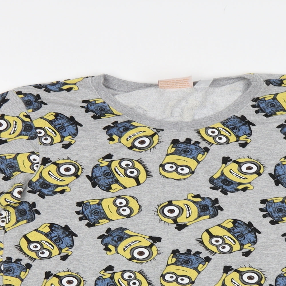 Primark Womens Grey   Pullover Sweatshirt Size XS  - Minions