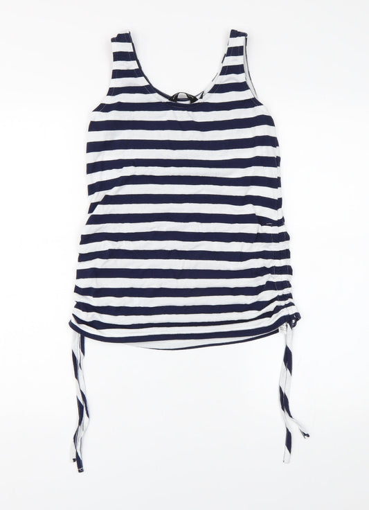 Womens UK Size 8 Dorothy Perkins Blue Basic Tank