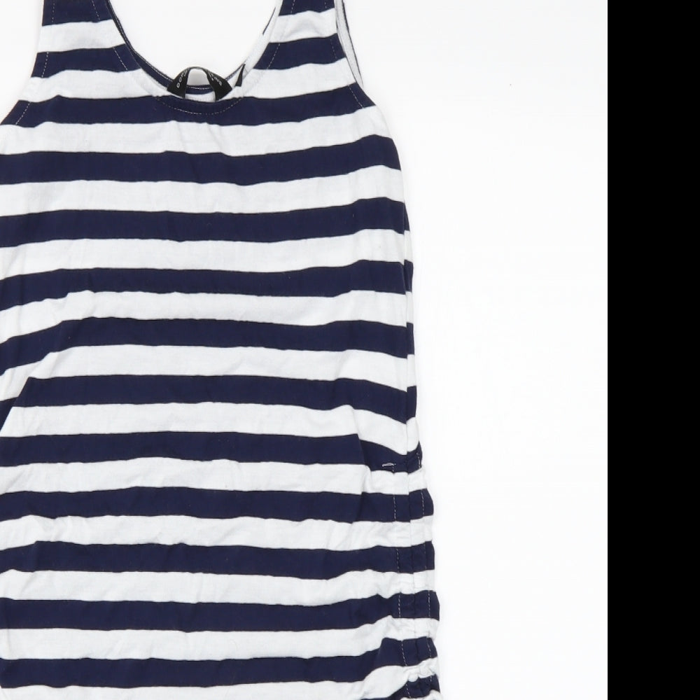 Womens UK Size 8 Dorothy Perkins Blue Basic Tank