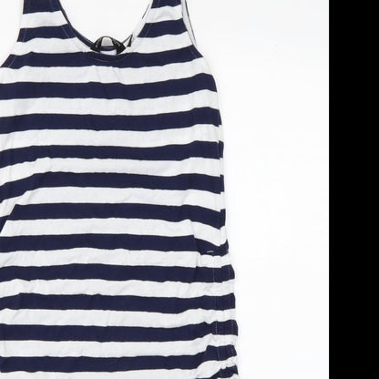 Womens UK Size 8 Dorothy Perkins Blue Basic Tank