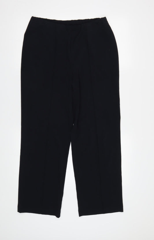 Womens UK Size 12 Isle Regular Fit  Blue Trousers