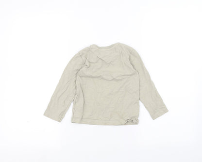 NEXT Girls Brown   Basic T-Shirt Size 2-3 Years
