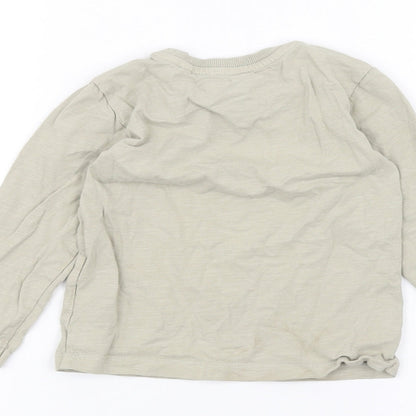 NEXT Girls Brown   Basic T-Shirt Size 2-3 Years