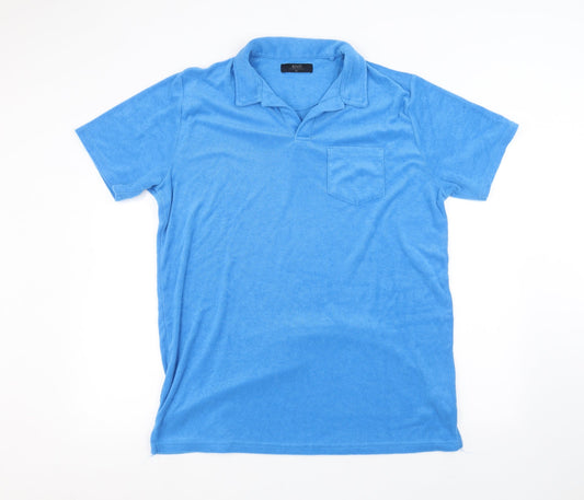 awc85 Mens Blue    Polo Size XL