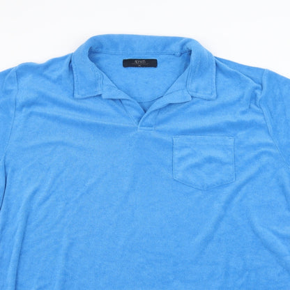 awc85 Mens Blue    Polo Size XL