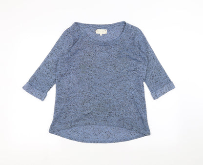 Womens UK Size 12 New Look Blue Basic T-Shirt