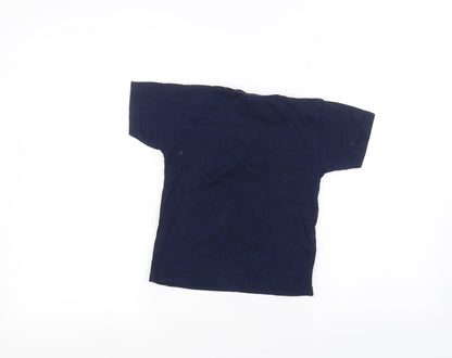 french spirit Boys Blue   Basic T-Shirt Size 2 Years