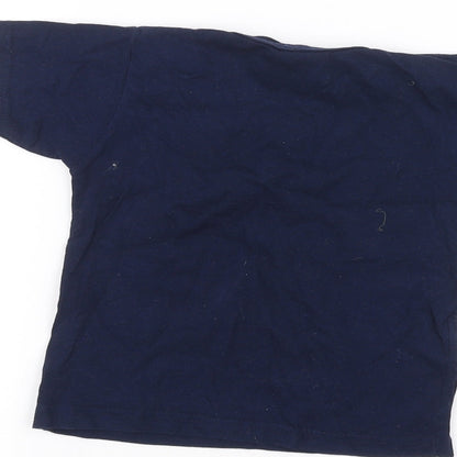 french spirit Boys Blue   Basic T-Shirt Size 2 Years